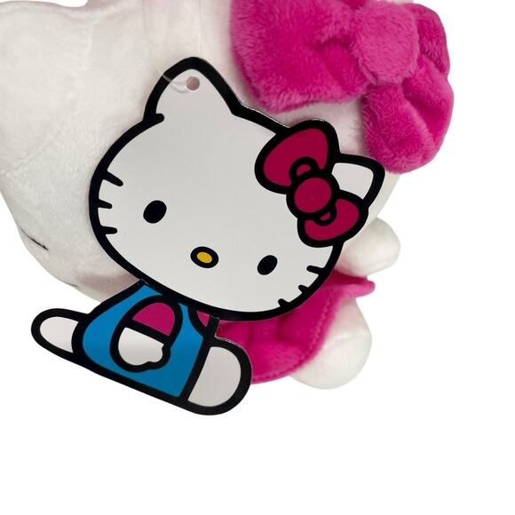 NEW Sanrio Hello Kitty Plush Backpack Bag Clip Coin Purse Key Chain 6 inch - Picture 3 of 5